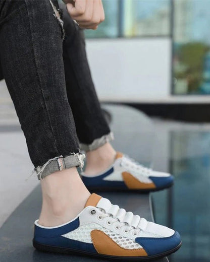 Casual slip-on men's clogs in sneaker style – Perfect for holidays and everyday wear