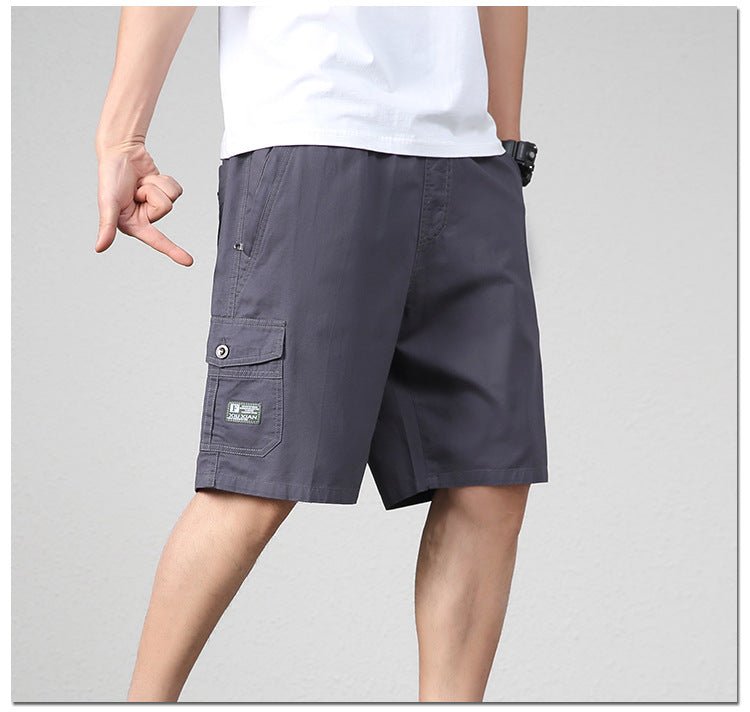 Casual cargo shorts for men with zipped pockets – Beach and holiday style