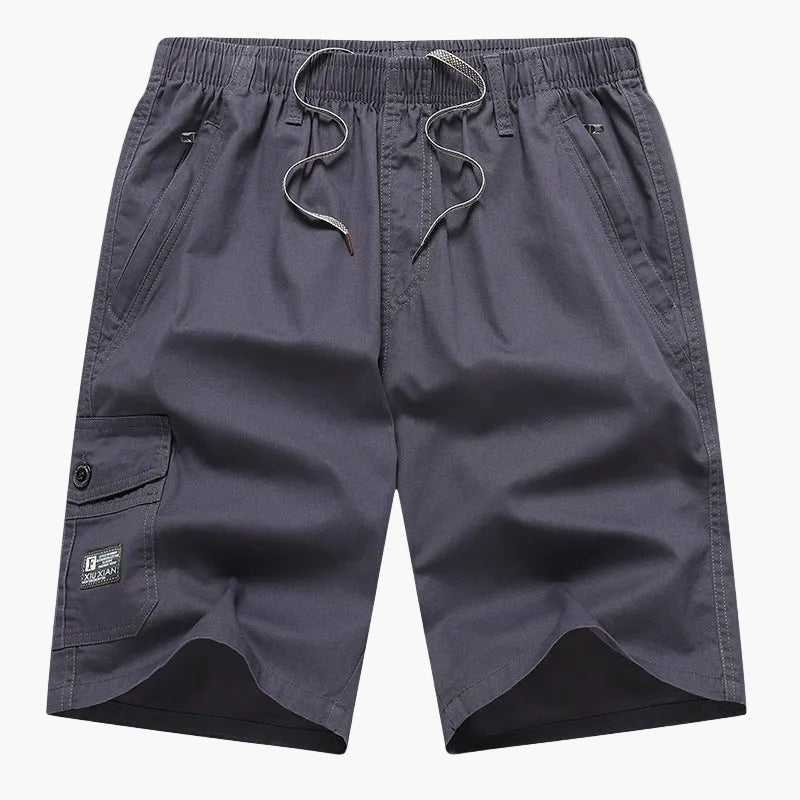 Casual cargo shorts for men with zipped pockets – Beach and holiday style