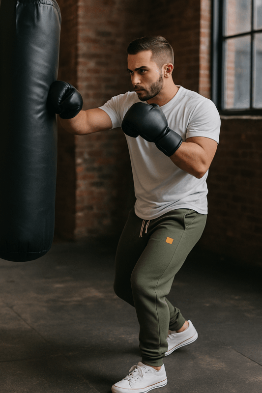 Men's casual sweatpants for sports and relaxation