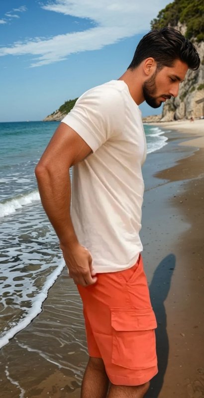 Casual short pants for men with multiple pockets – Urban and practical style