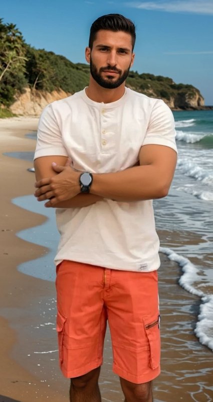 Casual short pants for men with multiple pockets – Urban and practical style