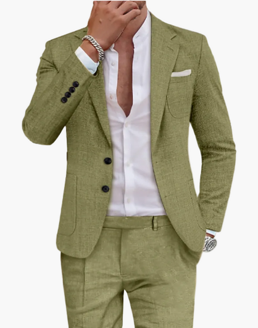 Costume homme élégant coupe slim pour occasions formelles et décontractées