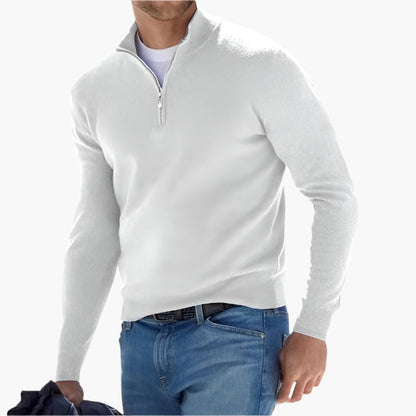Pull Homme Demi-Zip Style Moderne pour Look Élégant et Décontracté