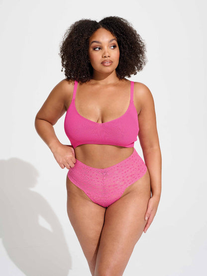 Anna – Culotte Brésilienne Taille Haute Confortable et Élégante