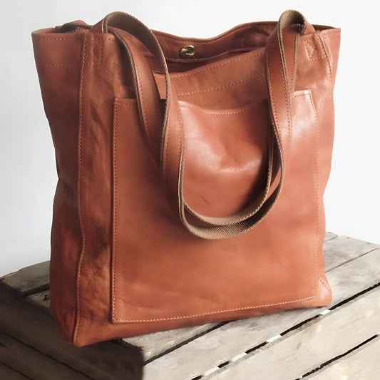 Amy™ - Sac en Cuir Stylé Fait à La Main