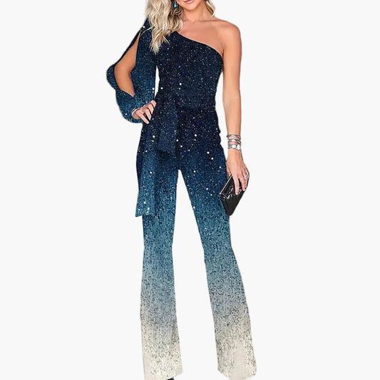 Combinaison Femme Disco Années 70 Une Manche Style Rétro pour Soirée et Spectacle