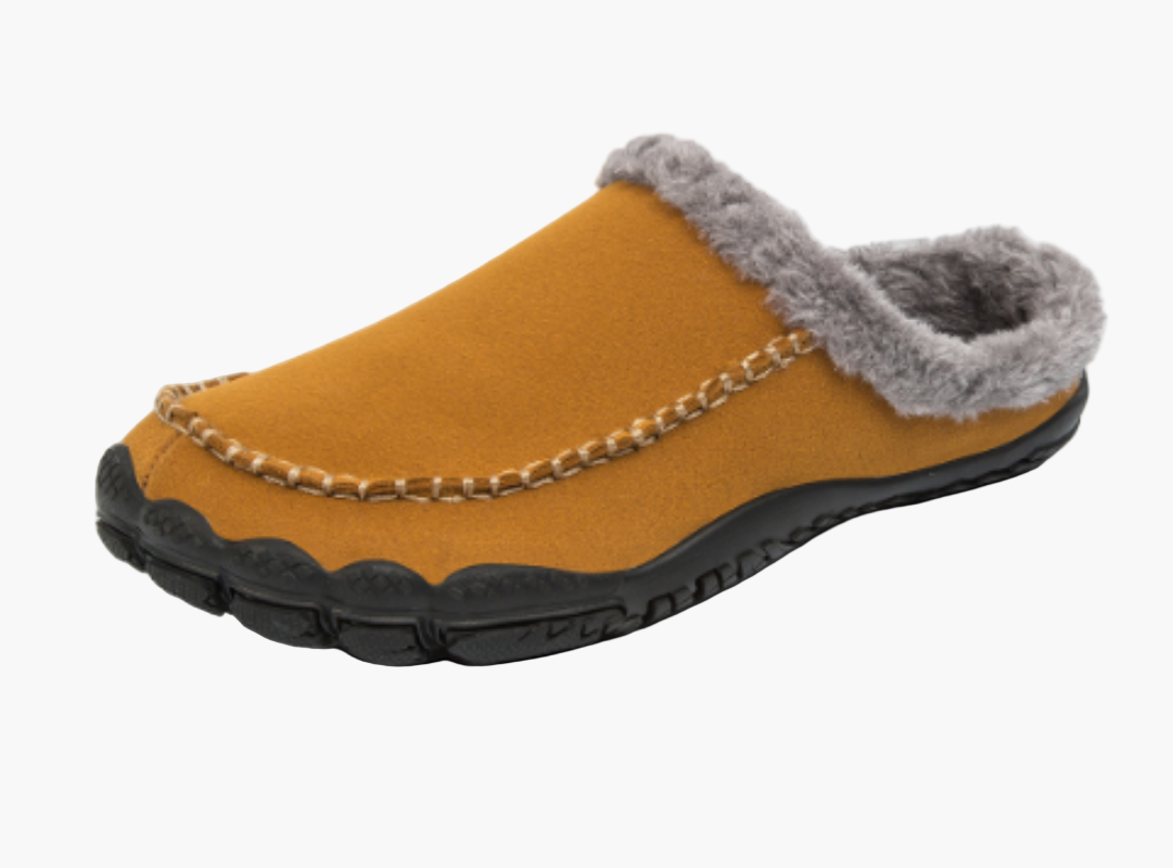 Pantoufles confort homme style mocassin intérieur extérieur semelle antidérapante