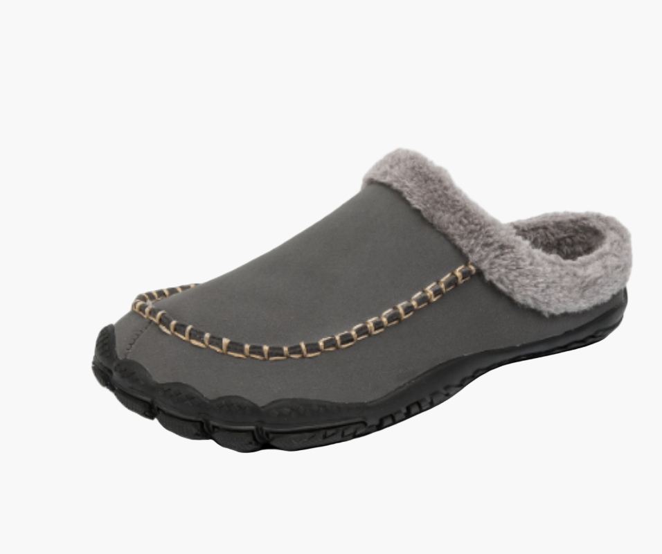Pantoufles confort homme style mocassin intérieur extérieur semelle antidérapante