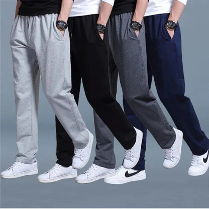 Men's sweatpants straight cut comfortable daily and sports style