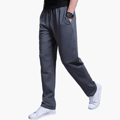 Men's sweatpants straight cut comfortable daily and sports style