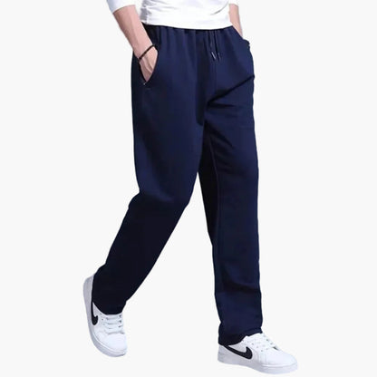 Men's sweatpants straight cut comfortable daily and sports style