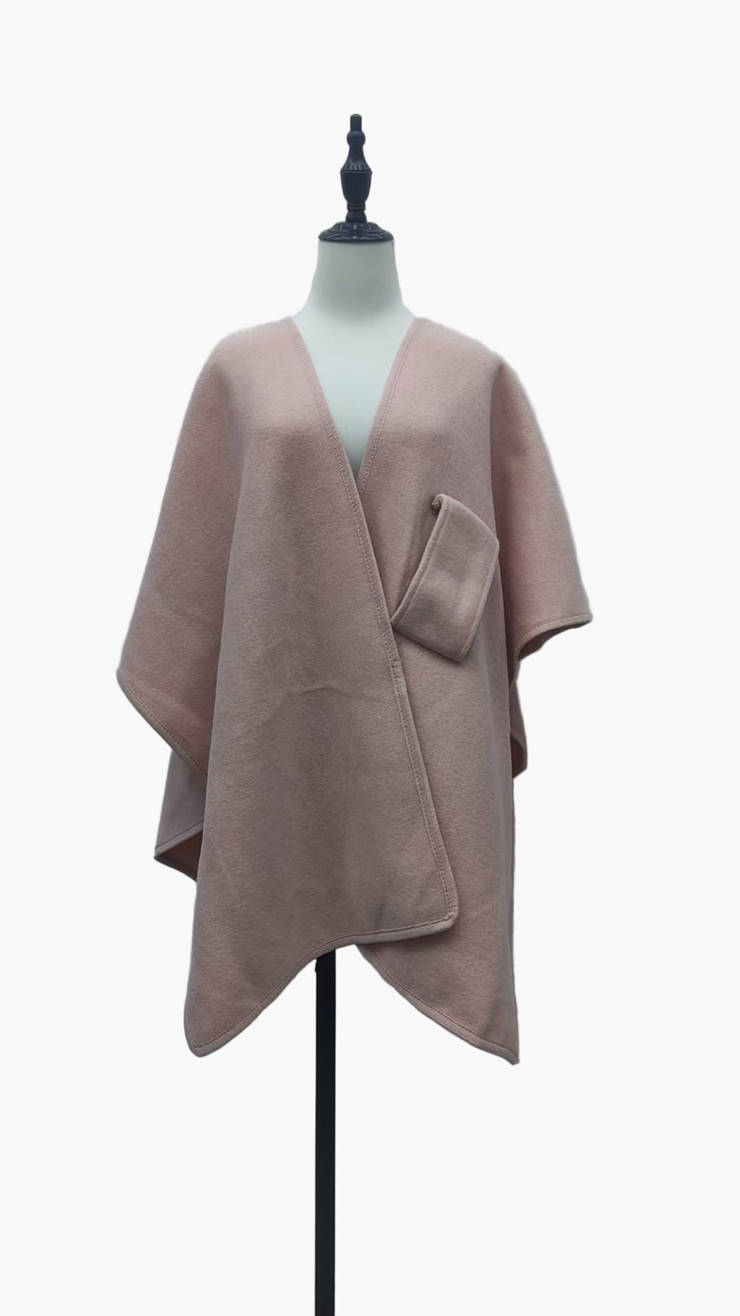 Poncho-Écharpe Femme Élégant Style Décontracté Polyvalent