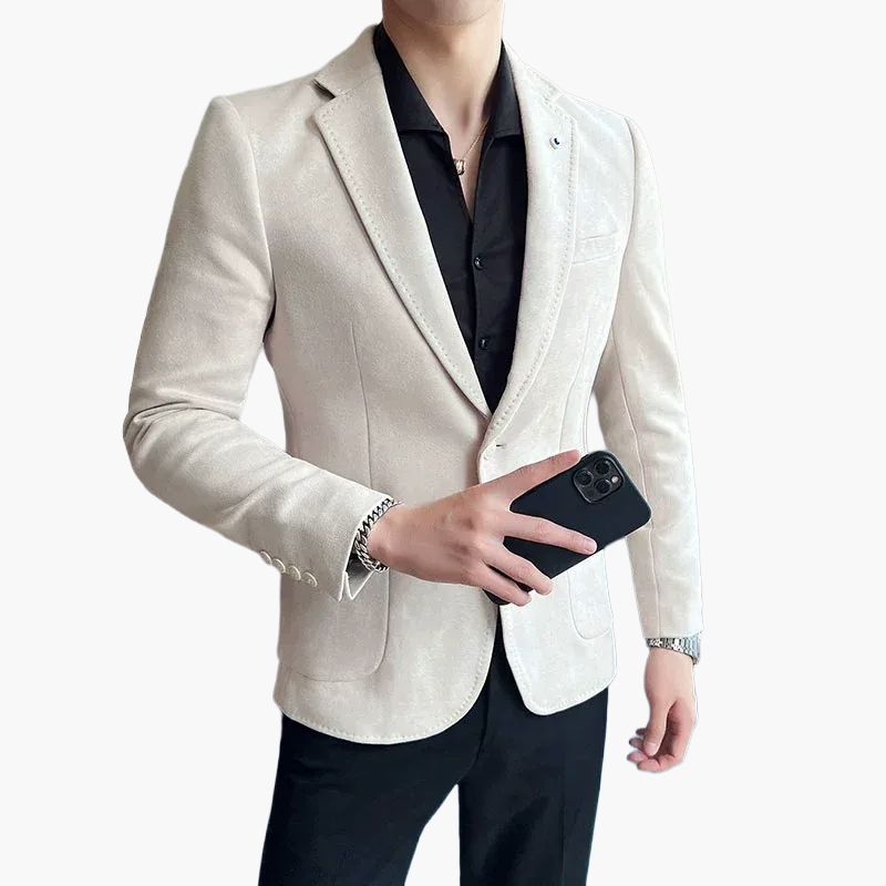 Blazer de Costume Homme Élégant Style Moderne pour Affaires et Soirées