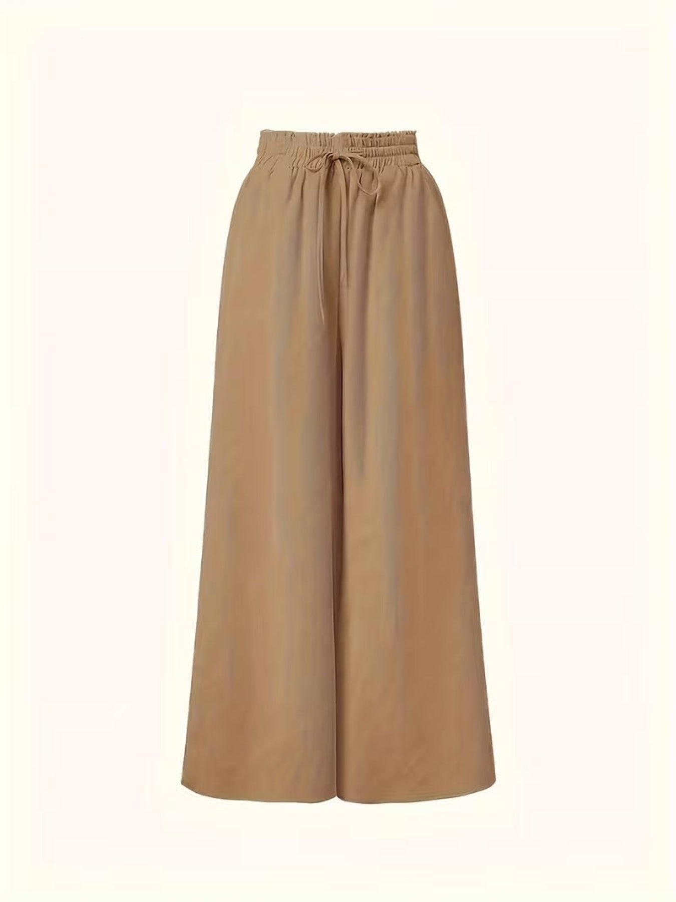 Pantaloni Palazzo Larghi Donna Stile Elegante Vita Alta con Cintura, Moda Casual e Sofisticata