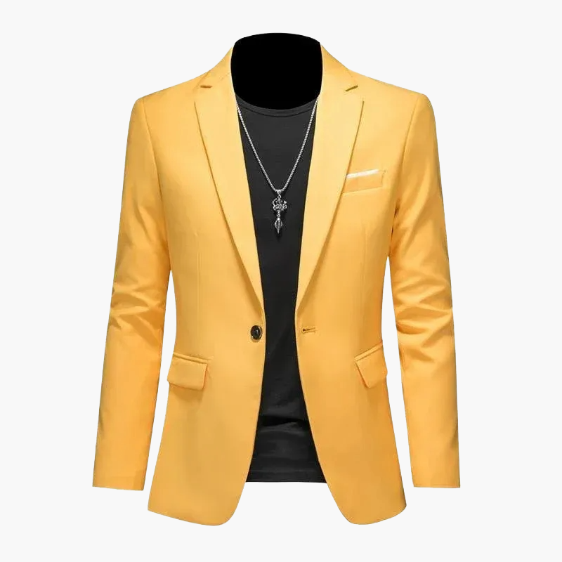 Blazer décontracté élégant pour homme, style urbain, parfait pour sorties et occasions spéciales