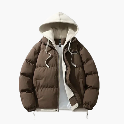 Veste doudoune décontractée à capuche pour homme – Style urbain et confort quotidien
