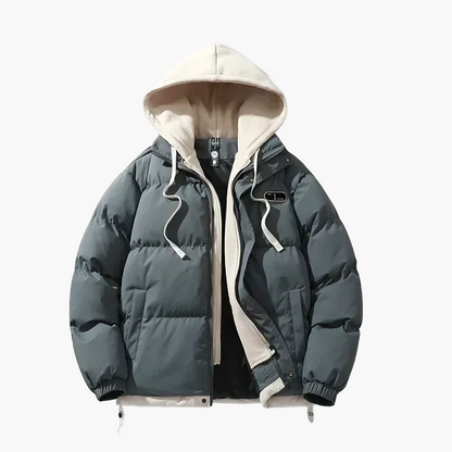 Veste doudoune décontractée à capuche pour homme – Style urbain et confort quotidien