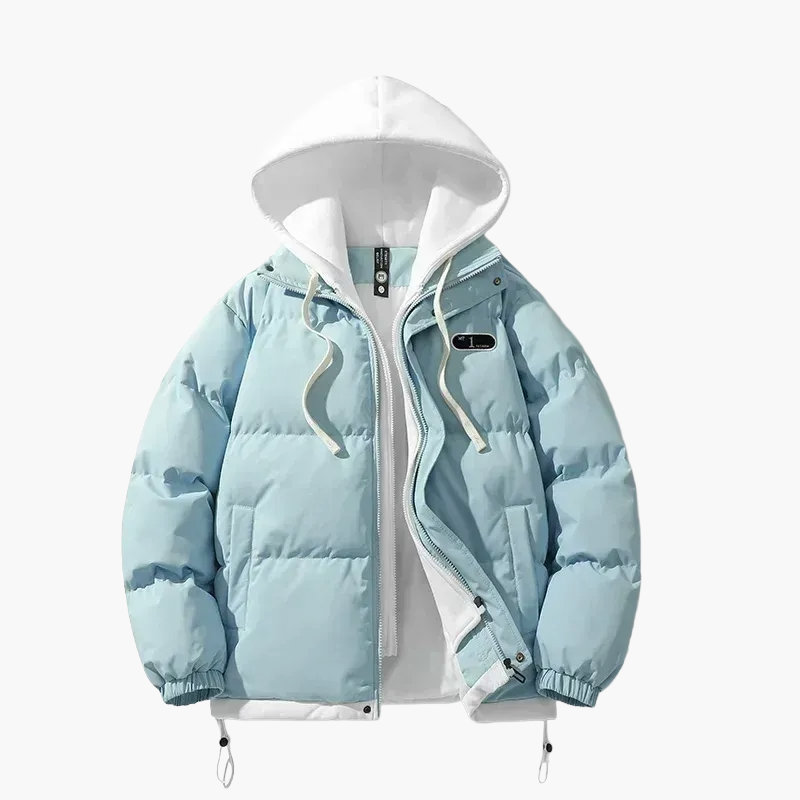 Veste doudoune décontractée à capuche pour homme – Style urbain et confort quotidien