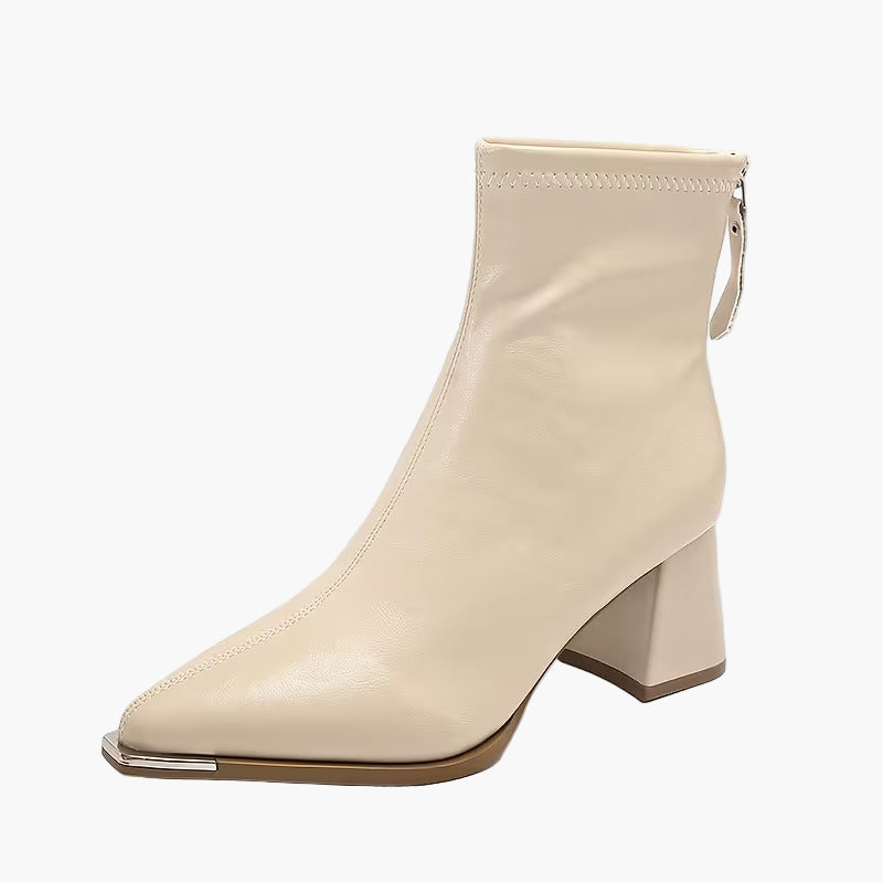 Bottes à talons carrés élégantes pour femme style automne hiver – Mode urbaine chic
