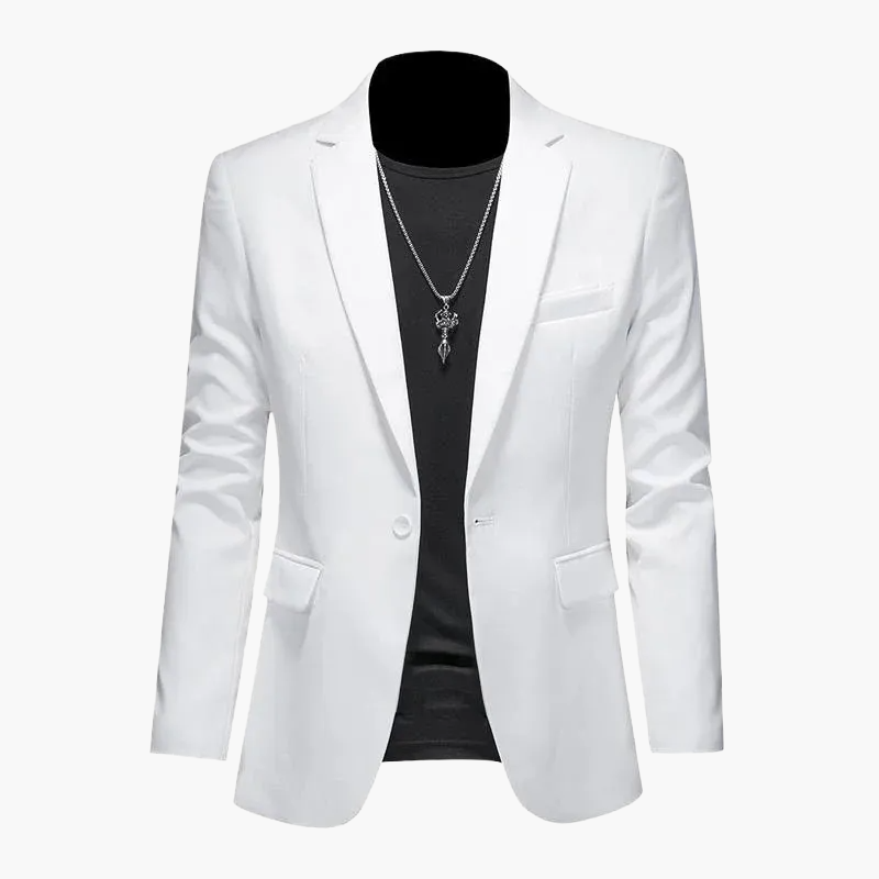 Blazer décontracté élégant pour homme, style urbain, parfait pour sorties et occasions spéciales