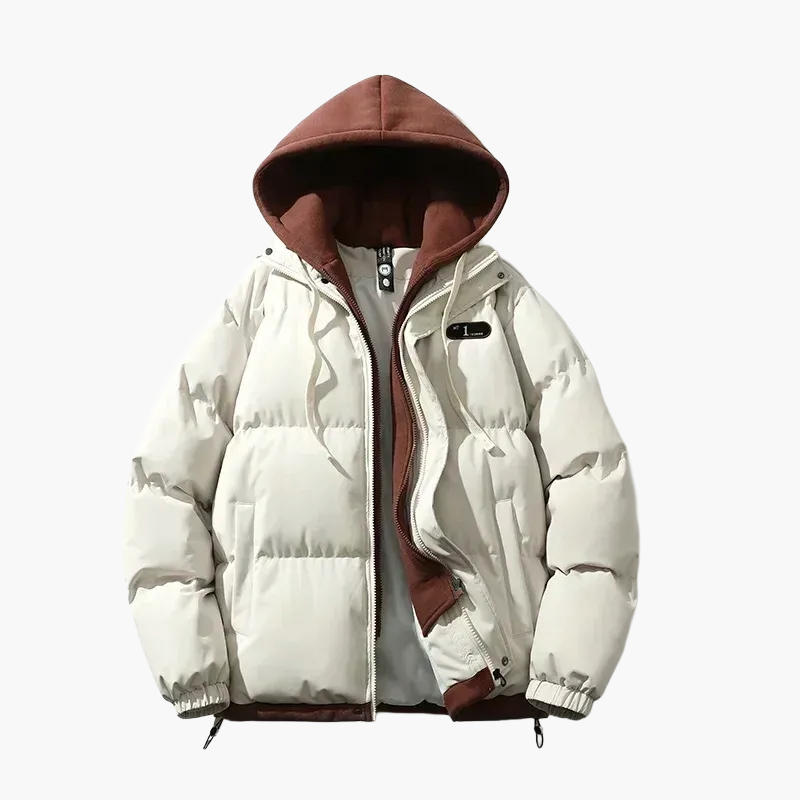 Veste doudoune décontractée à capuche pour homme – Style urbain et confort quotidien