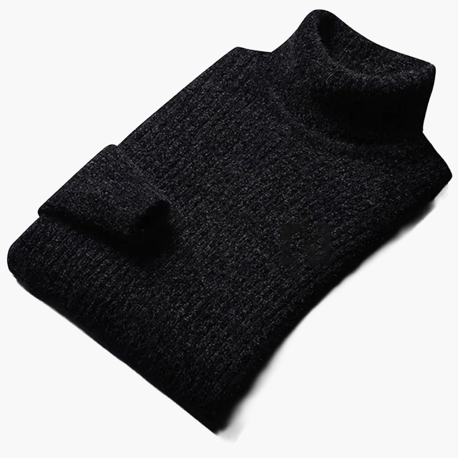 Pull à Col Montant Style Décontracté pour Homme – Élégance Moderne et Confort au Quotidien