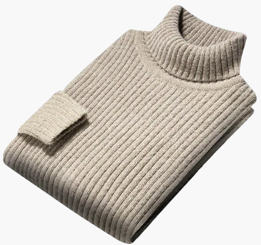Pull à Col Montant Style Décontracté pour Homme – Élégance Moderne et Confort au Quotidien