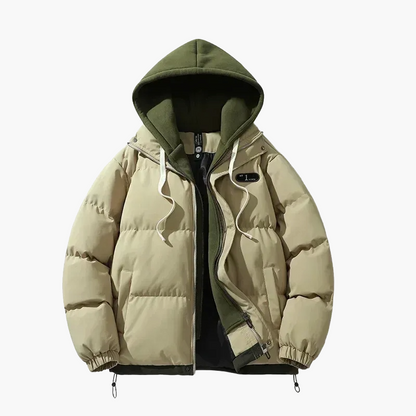Veste doudoune décontractée à capuche pour homme – Style urbain et confort quotidien