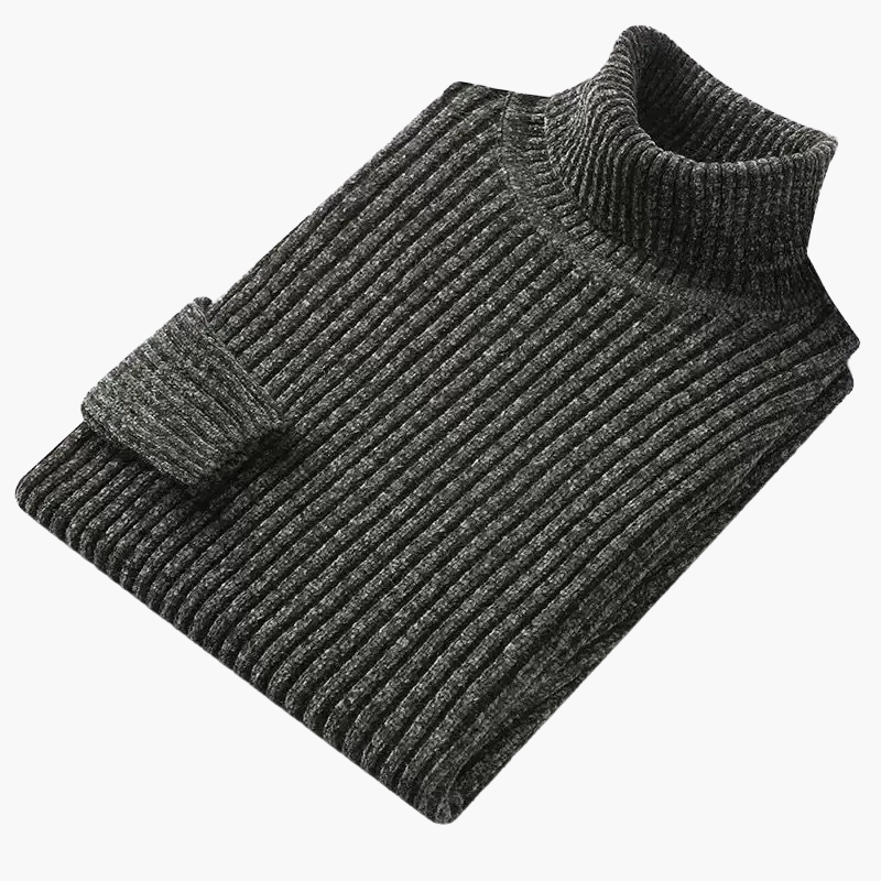 Pull à Col Montant Style Décontracté pour Homme – Élégance Moderne et Confort au Quotidien