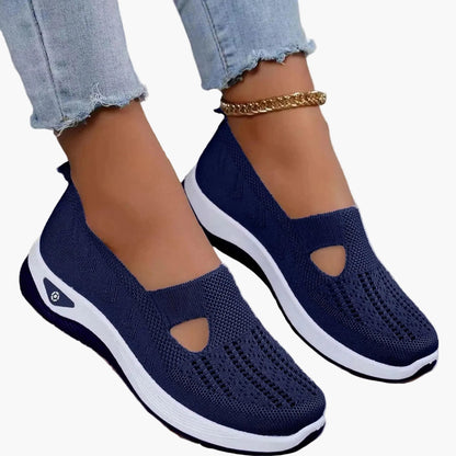 Ortopediske, pustende og sklisikre sko til dame for daglig komfort og gange