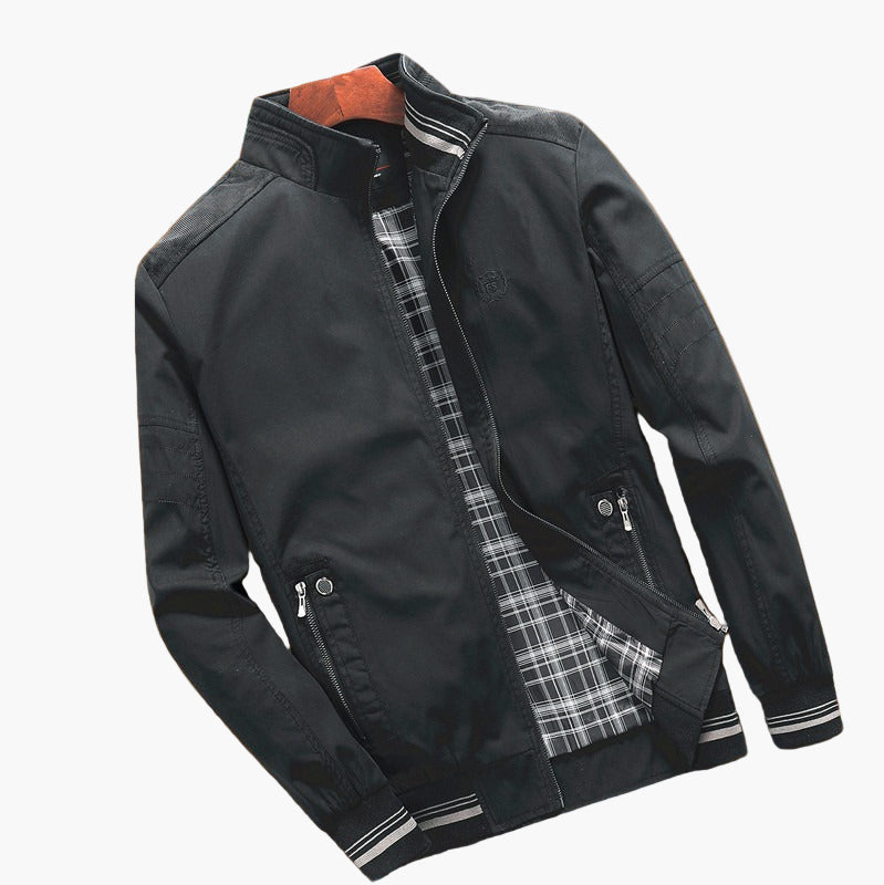 Veste bomber homme style urbain printemps-été polyvalente