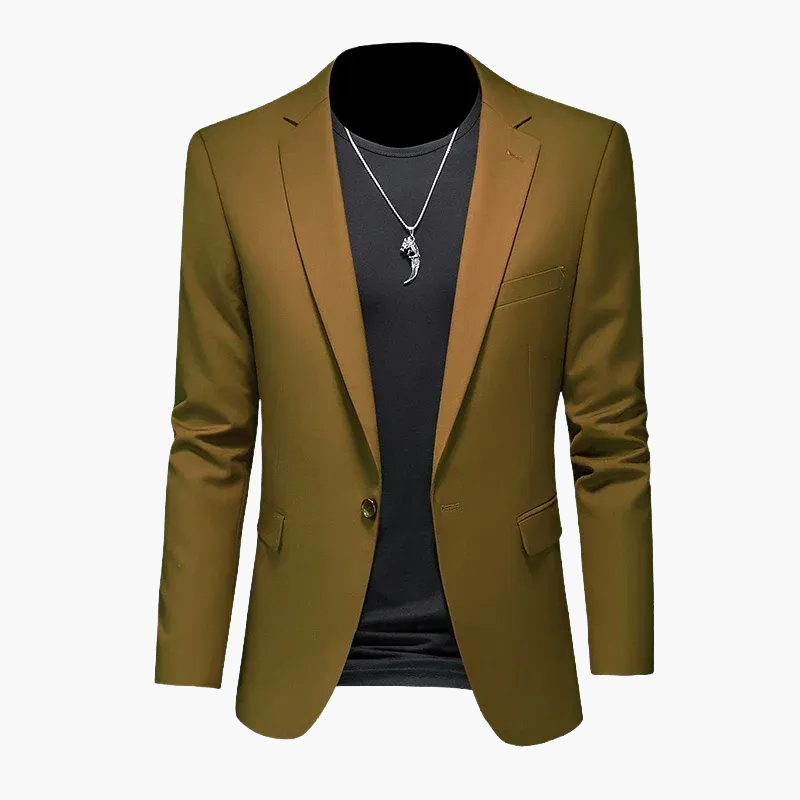 Blazer décontracté élégant pour homme, style urbain, parfait pour sorties et occasions spéciales