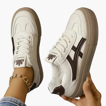 Baskets orthopédiques femme style rétro pour confort quotidien et marche urbaine