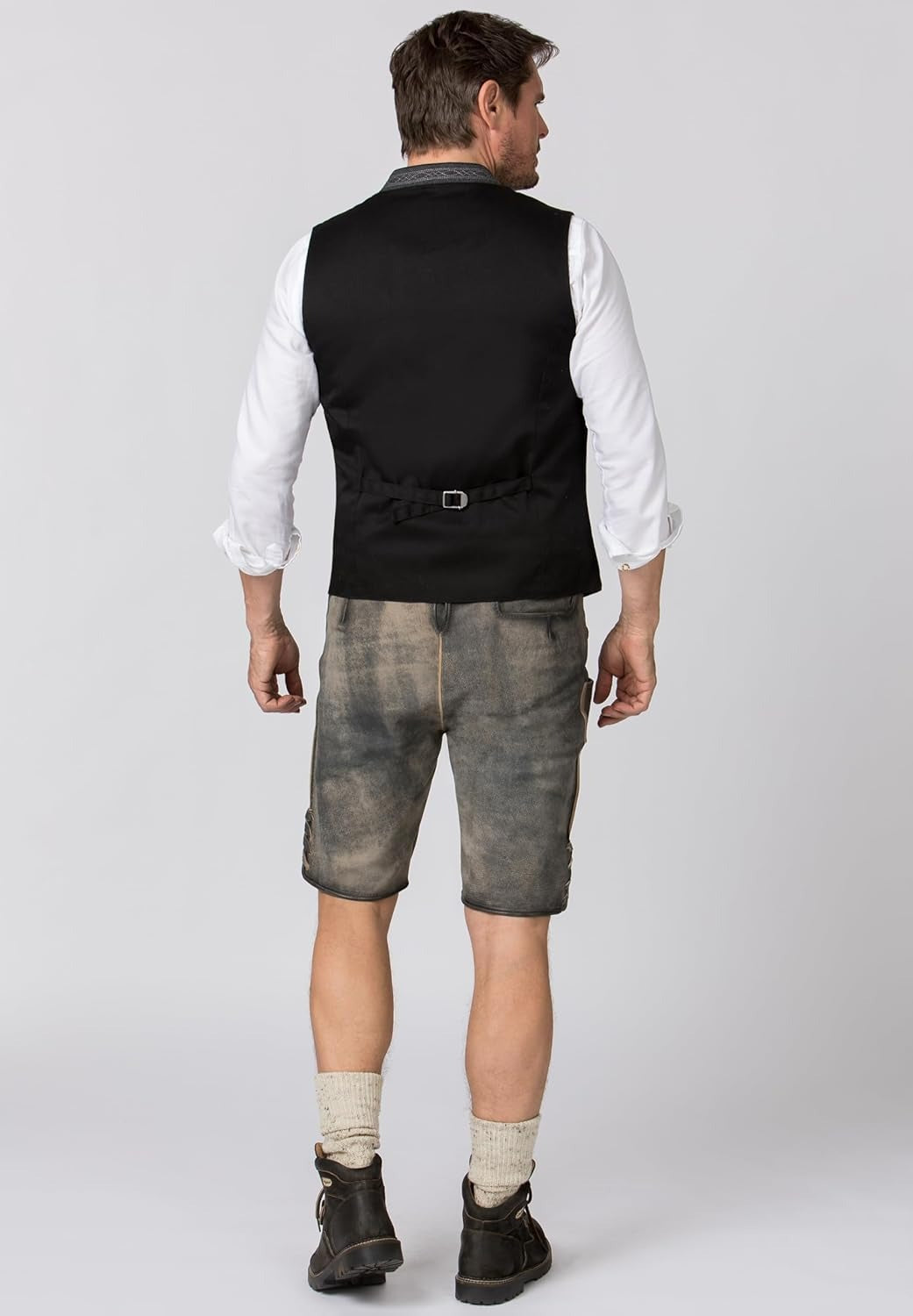 Gilet traditionnel homme style bavarois pour fêtes et occasions élégantes