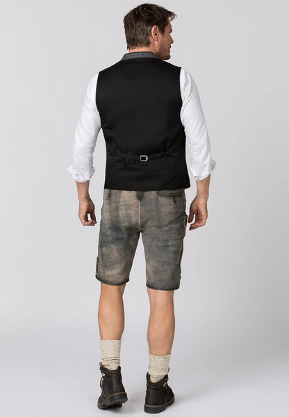 Gilet traditionnel homme style bavarois pour fêtes et occasions élégantes