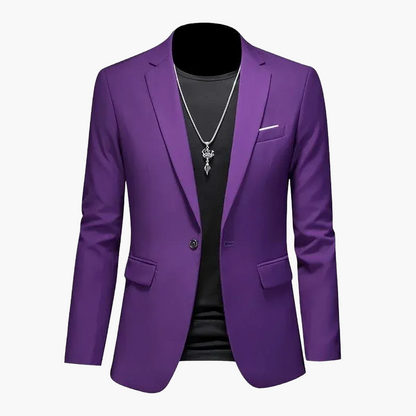Blazer décontracté élégant pour homme, style urbain, parfait pour sorties et occasions spéciales