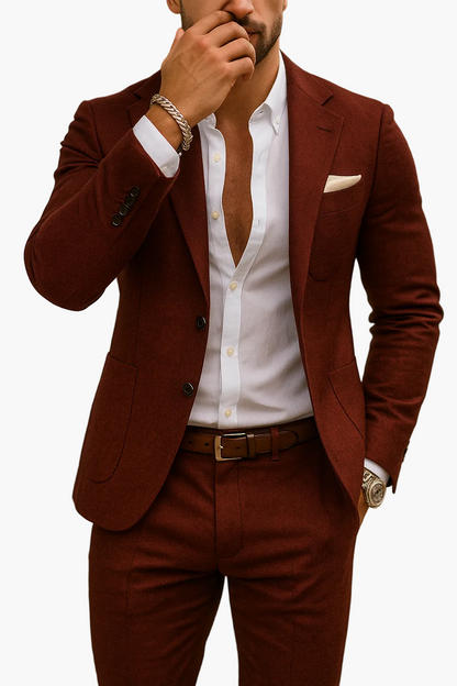 Costume élégant pour homme style moderne – Idéal occasions formelles et décontractées