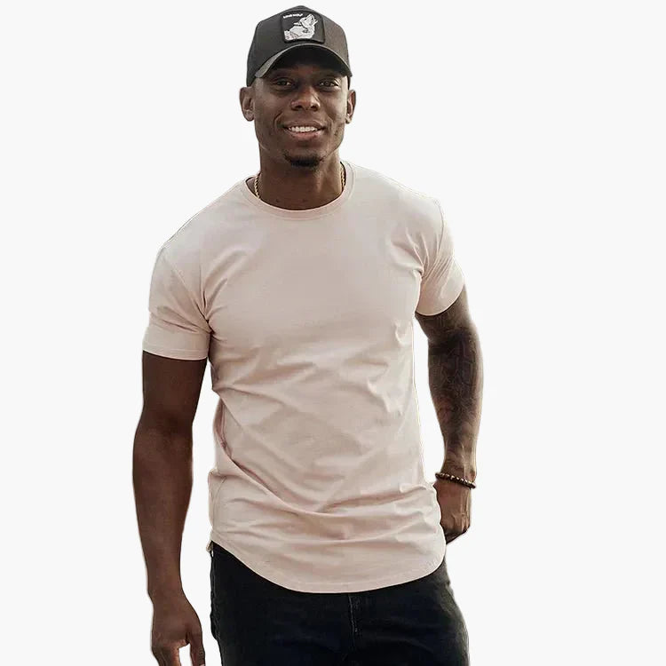 Camiseta ajustada para hombre estilo atlético para entrenamiento y ocio