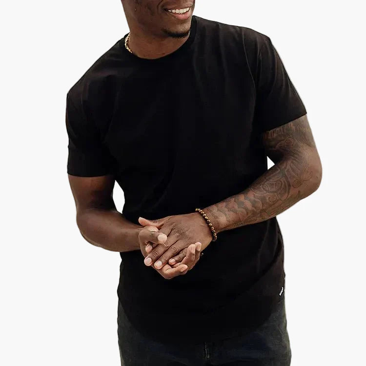 Camiseta ajustada para hombre estilo atlético para entrenamiento y ocio