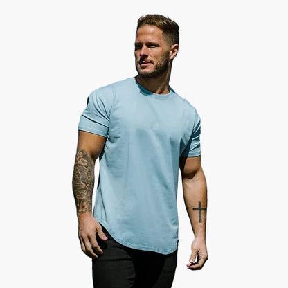 Camiseta ajustada para hombre estilo atlético para entrenamiento y ocio