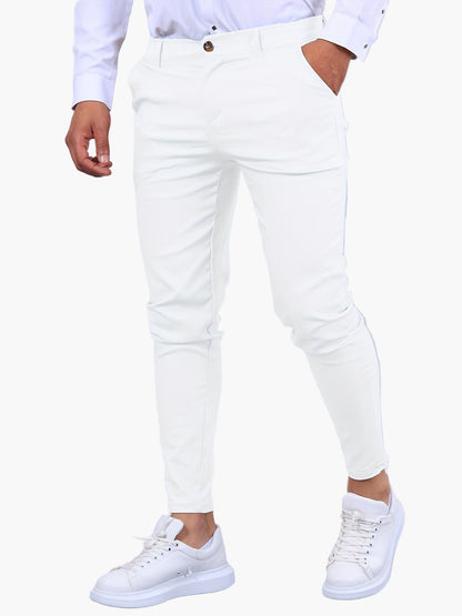 Pantalon chino skinny pour homme style urbain idéal quotidien et sortie