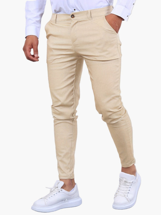 Pantalon chino skinny pour homme style urbain idéal quotidien et sortie