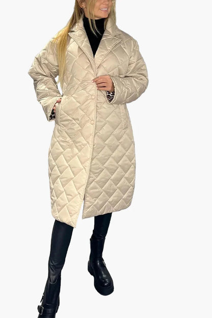 Manteau matelassé réversible femme style urbain élégant et tendance