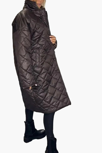 Manteau matelassé réversible femme style urbain élégant et tendance