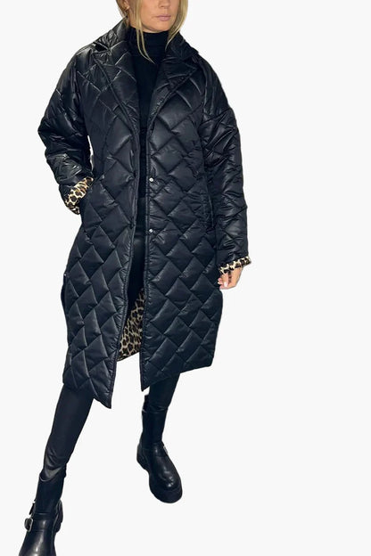 Manteau matelassé réversible femme style urbain élégant et tendance