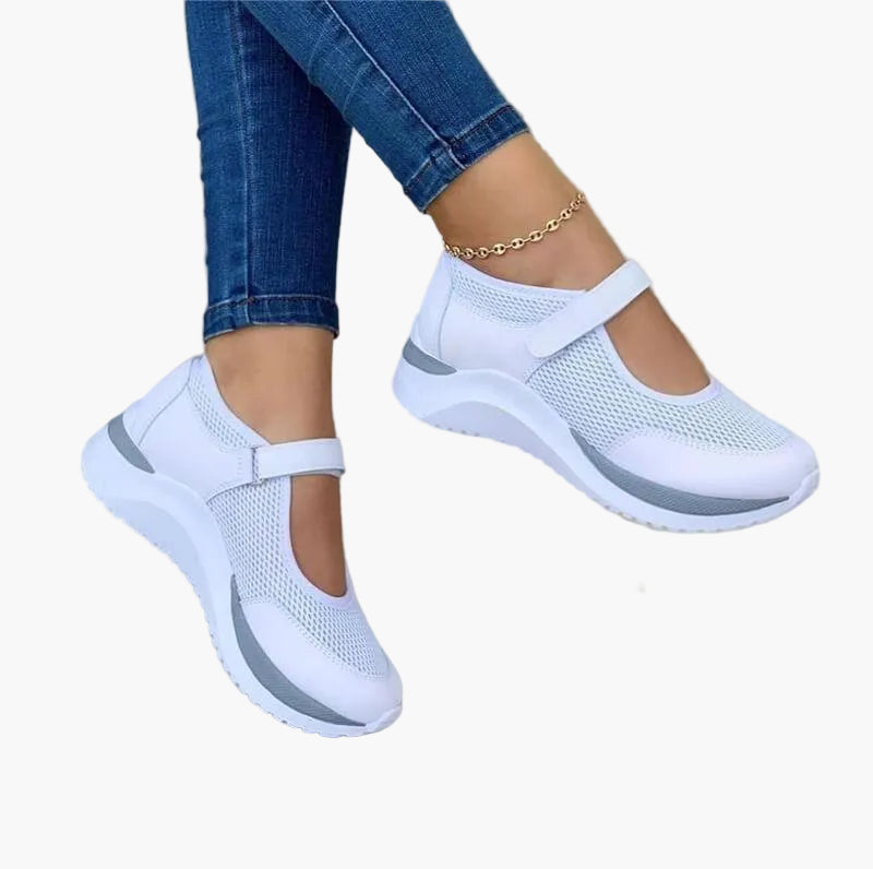 Zapatos ortopédicos para mujer estilo informal con tira y suela antideslizante - Calzado cómodo para uso diario