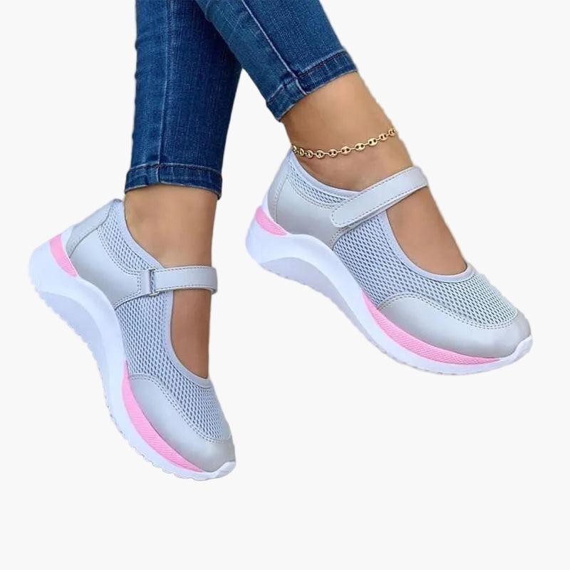 Zapatos ortopédicos para mujer estilo informal con tira y suela antideslizante - Calzado cómodo para uso diario