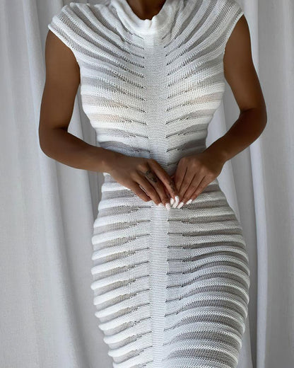 Robe Sexy Moulante en Tricot