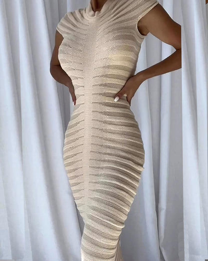 Robe Sexy Moulante en Tricot